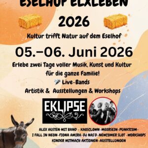 05. - 06.06.2026 Kleinkunstfestival auf dem Eselhof Elxleben