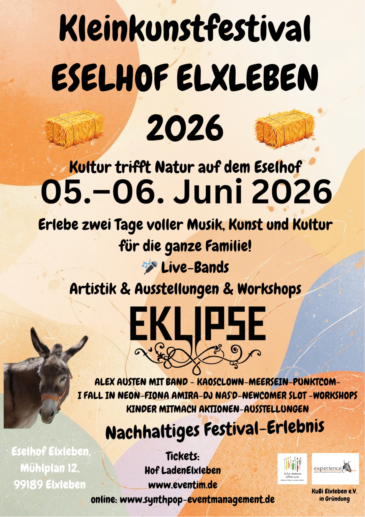 05. - 06.06.2026 Kleinkunstfestival auf dem Eselhof Elxleben (E-Ticket)